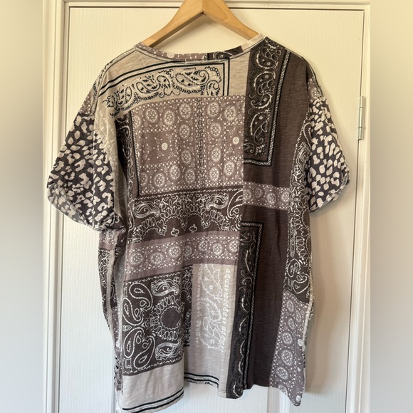 NWOT ✨ Free People Clarity Tee in Charcoal Combo - Picture 8 of 8